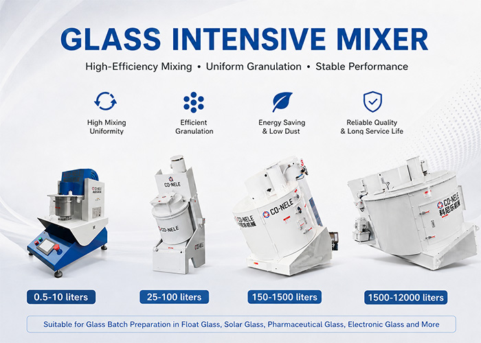Glass Intensive Mixer Enhances Glass Batch Quality
